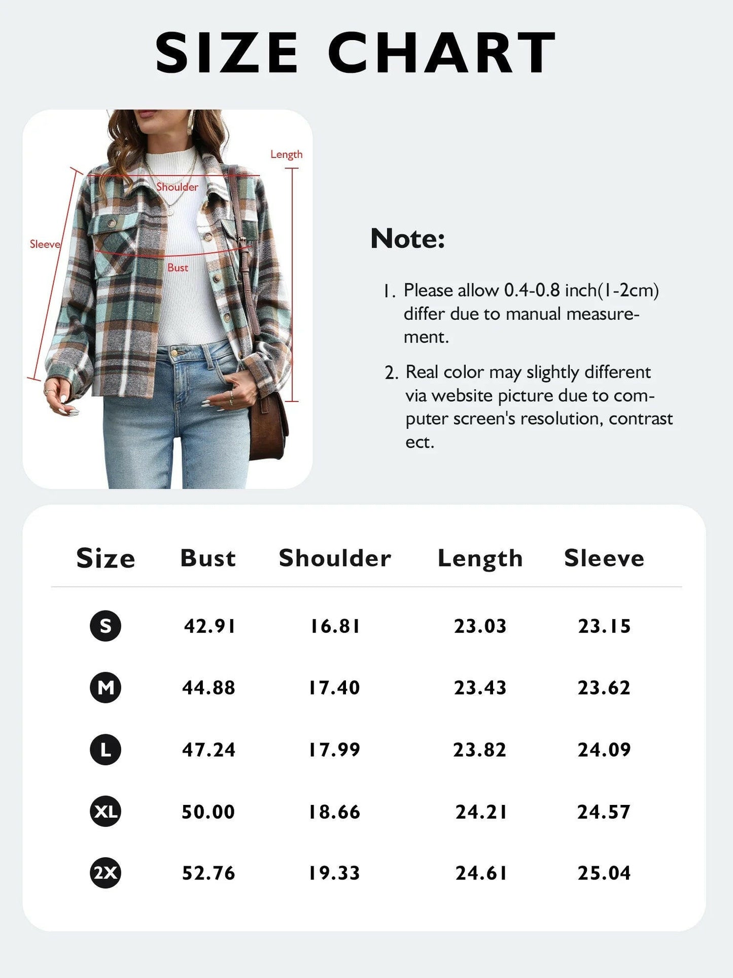 Womens Shacket Plaid Shirts Flannel Shacket Jacket Long Sleeve Button down Shirt Trendy Fall Outfits for Women Coats.