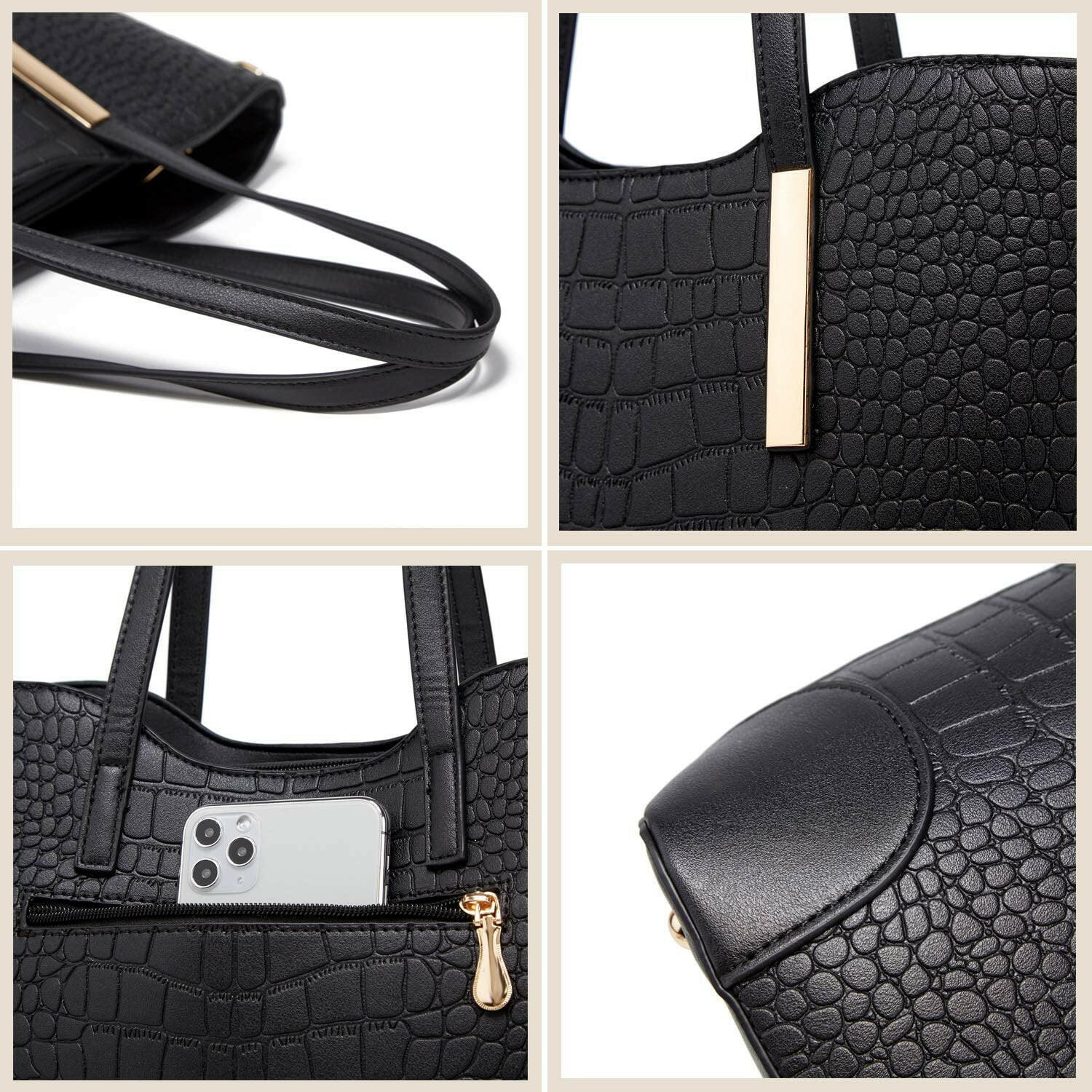 Satchel Purses and Handbags for Women Shoulder Tote Bags Wallets.